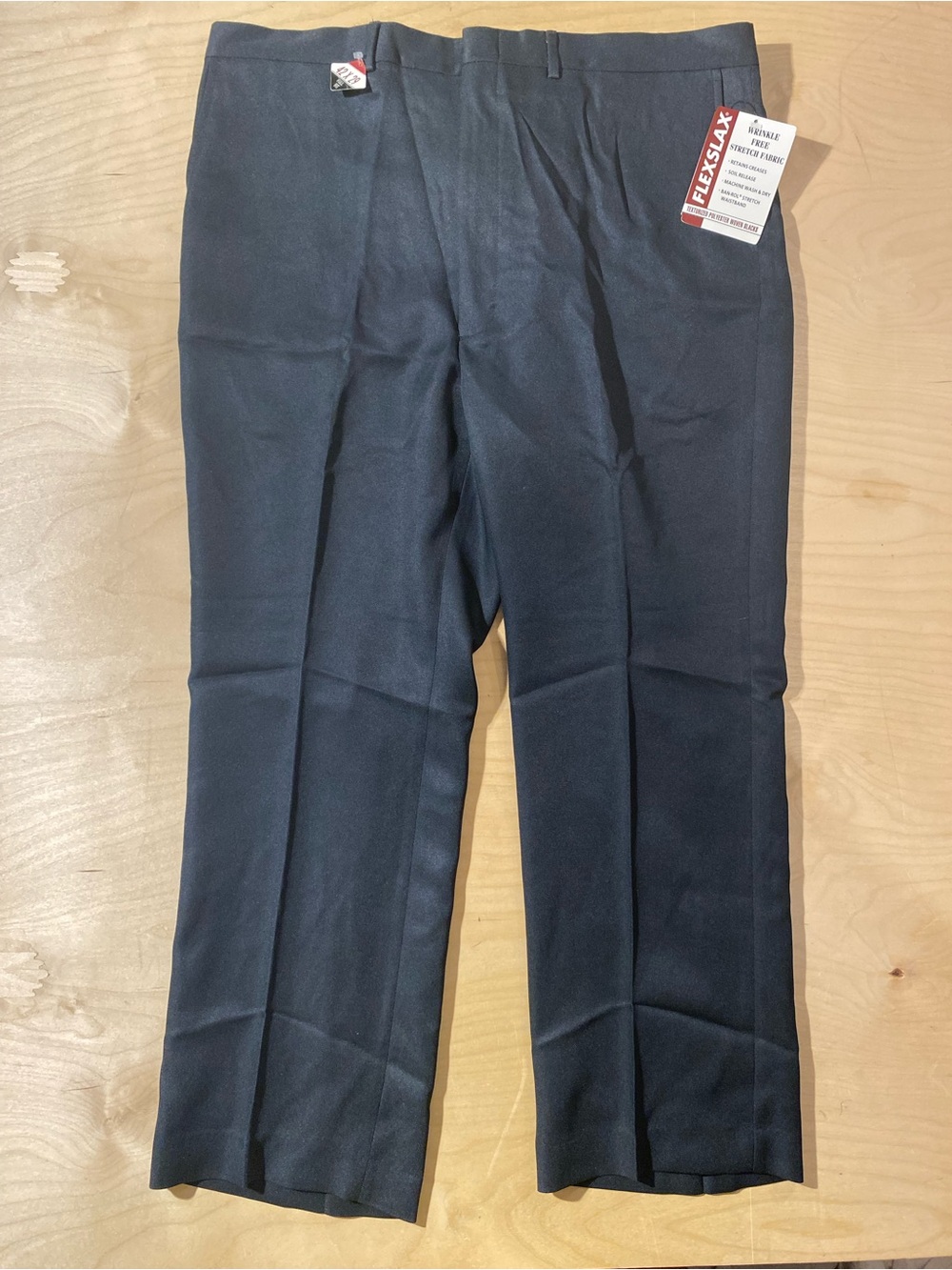 FLEXSLAX Men's Black Dress Pants 42 x 29 (SX) - Picture 3 of 9